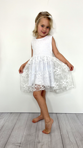 Abigail Lace White Dress