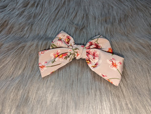 Big Floral hair bows