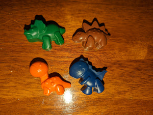 Dinosaur Crayons Set of 4