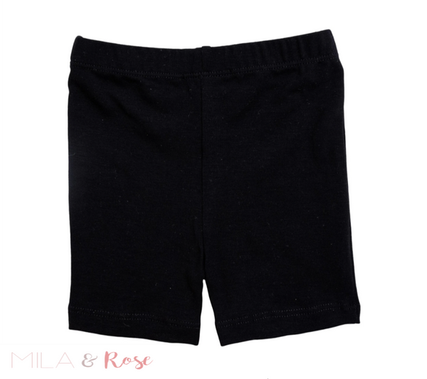 Black Twirl Shorts