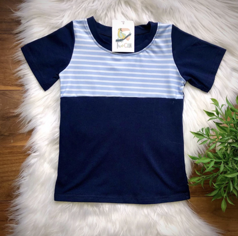 Navy Stripes Tee