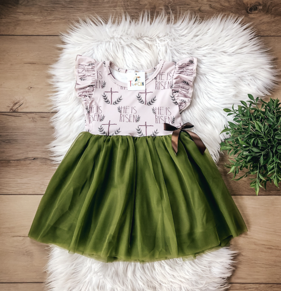 *PREORDER* He is Risen Tulle Dress