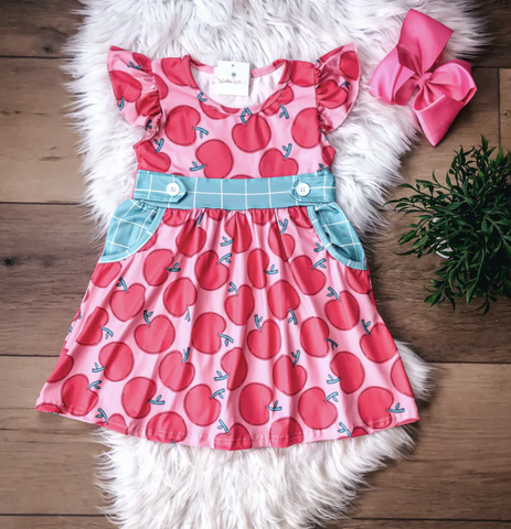 Pink Apples Dress